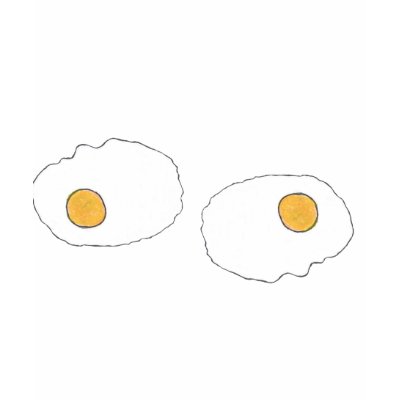 Two fried eggs t shirt by apmercer