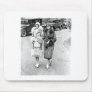 Two Friends, 1920s in furs Mousepads