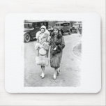 Two Friends, 1920s in furs mousepads
