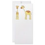 Two Giraffes. Cartoon Rack Cards