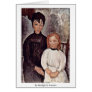 Two Girls By Modigliani Amedeo Greeting Cards