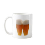 Two glasses of German weisse beer Coffee Mugs