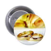 Two Gold Wedding Rings Button
