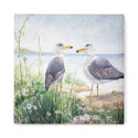 Two Gulls on the shore magnets