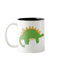 Two Halloween Dinosaurs mug