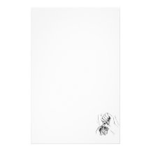 Two Hands with Marbles Pouring Pencil Sketch Custom Stationery