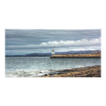 Two Harbours Breakwall Picture Card