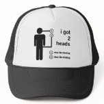 Two Heads Are Better Than One hats