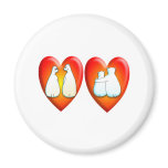 TWO HEARTS AS ONE MAGNET