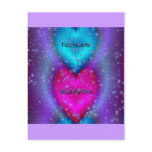 "Two Hearts Beat As One"* postcards