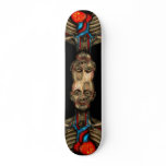 Two hearts beat as one custom skateboard