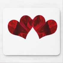 Two hearts Beating As One Mousepad