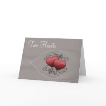Two Hearts Card