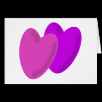 Two hearts cards