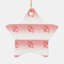 Two Hearts Joined As One Ornaments