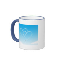 Two hearts mugs