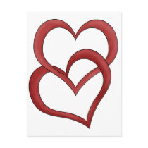 Two Hearts Postcards