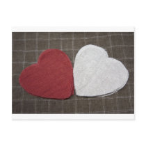 two hearts..postcard