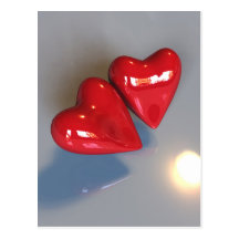 Two Hearts Postcard