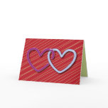 Two Hearts Valentine Card