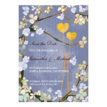 Two Hearts Wedding Save the Date Invitations
