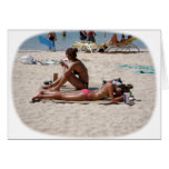 Two Hot Japanese Sexy Girls Sunbathing not Nude cards