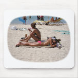 Two Hot Japanese Sexy Girls Sunbathing not Nude mousepads