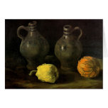 Two Jars and Two Pumpkins by van Gogh Card