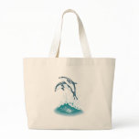 two jumping dolphins bags