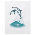 two jumping dolphins flyers