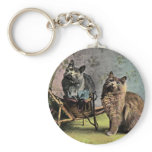 Two Kittens Posing Key Chain keychains