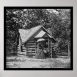 Two Ladies and a Child at Michler's Cottage 1865 posters