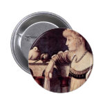 Two Ladies Detail By Carpaccio Vittore Pinback Button