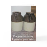 Two Large Jugs - Men's Humour Birthday Card