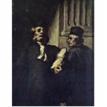 Two Lawyers,  By Honoré Daumier photo sculptures