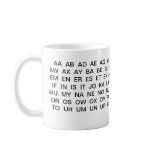 Two Letter Scrabble Words: The Mug