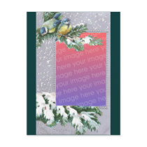 Two Little Birds Christmas Frame Postcards