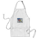 Two macaw Santas Apron