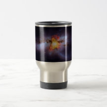 Two Merging Black Holes in Galaxy NGC 6240 Coffee Mug