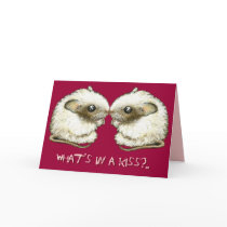 two mice kissing cards