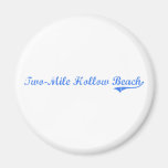 Two-Mile Hollow Beach New York Classic Design Fridge Magnet