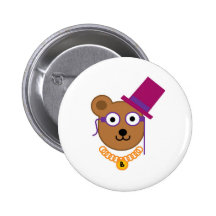 Two Monocles of Fury Pinback Buttons