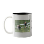 Two Moorhens mugs