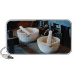 Two Mortars and Pestles in Lab Laptop Speakers