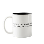 Two Nigh-Identical Spheres Mugs
