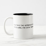 Two Nigh-Identical Spheres Mugs