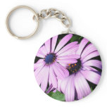 Two Osteospermum keychains