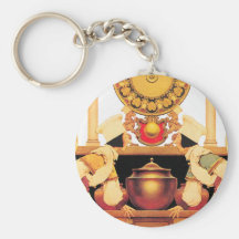 Two Pastry Cooks - by Maxfield Parrish Keychains
