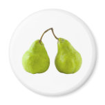 Two pears fridge magnets
