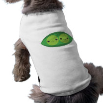Two Peas in a Pod Dog T-shirt